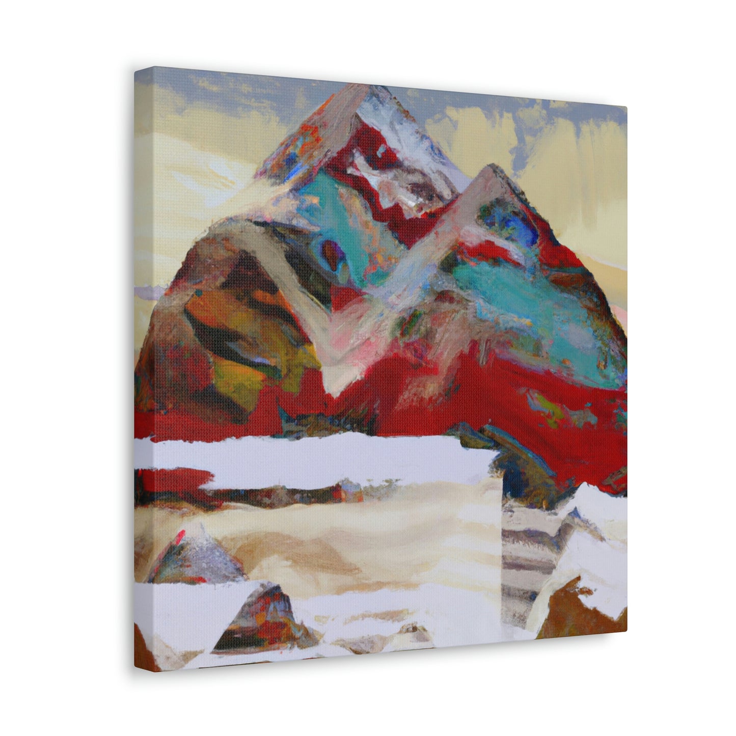 Mountain Night Sky - Canvas