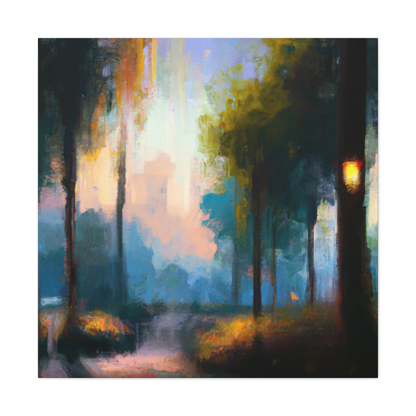 Dreamy Dusk Reflection - Canvas