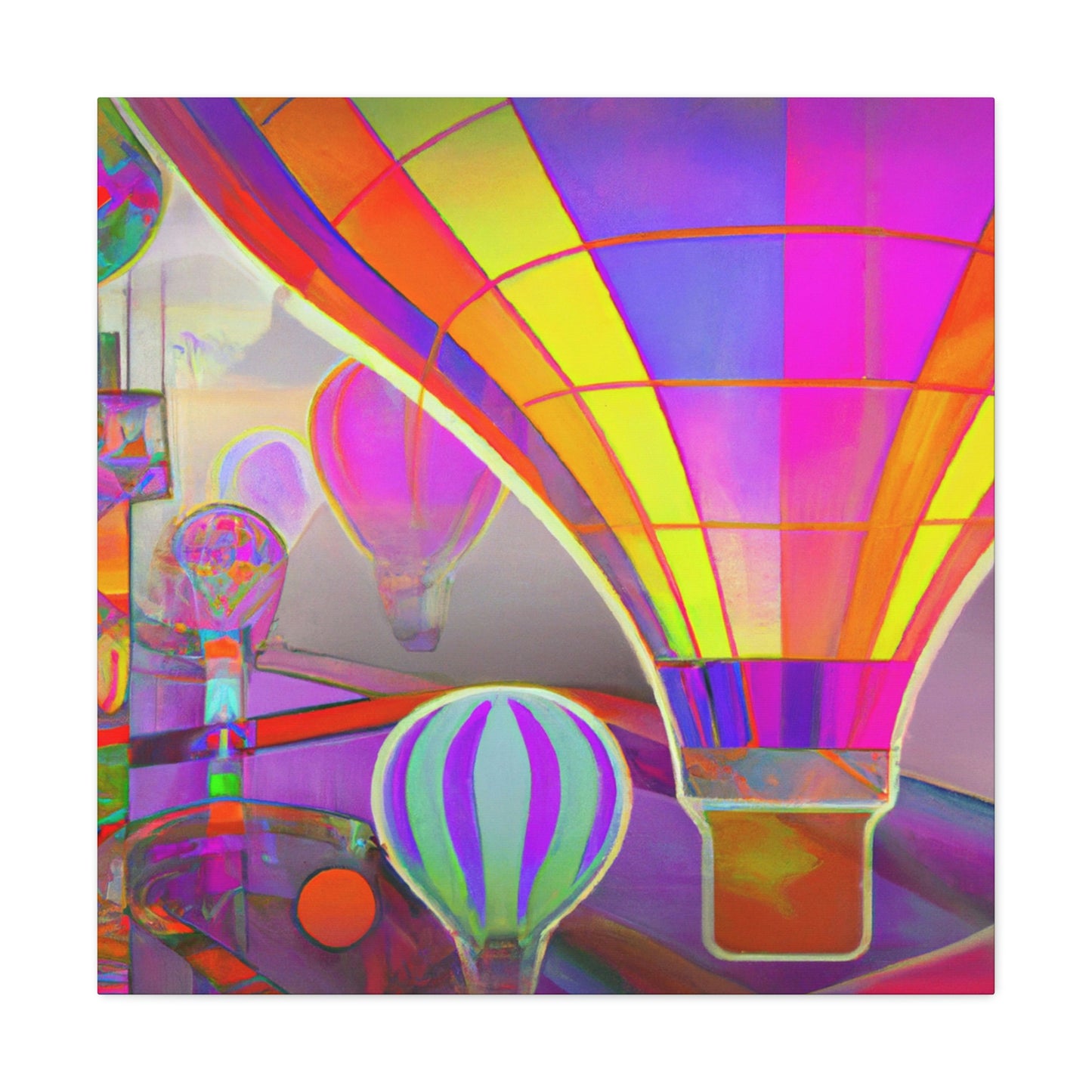 Ascending Air Balloons - Canvas