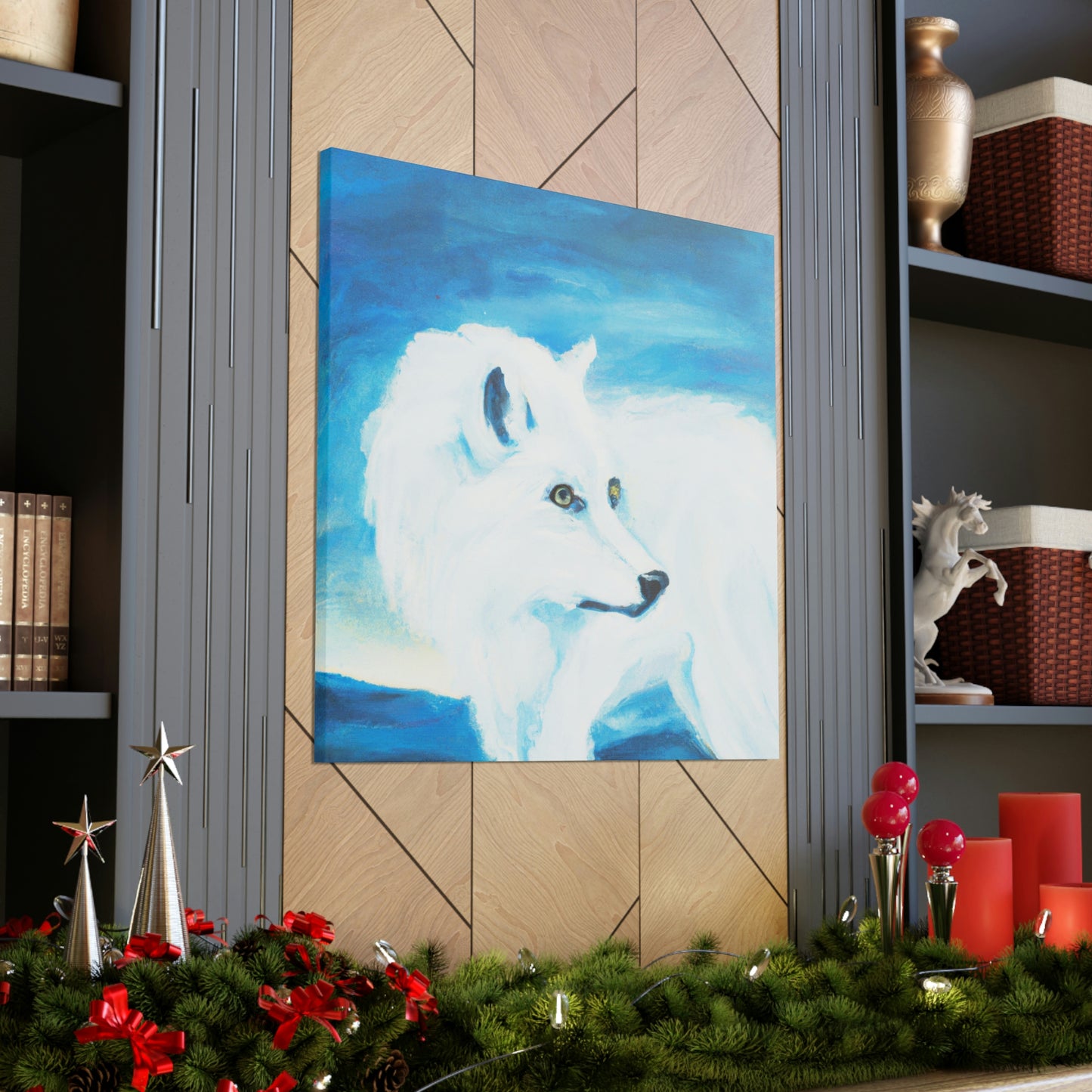 Arctic Wolf Creation - Canvas