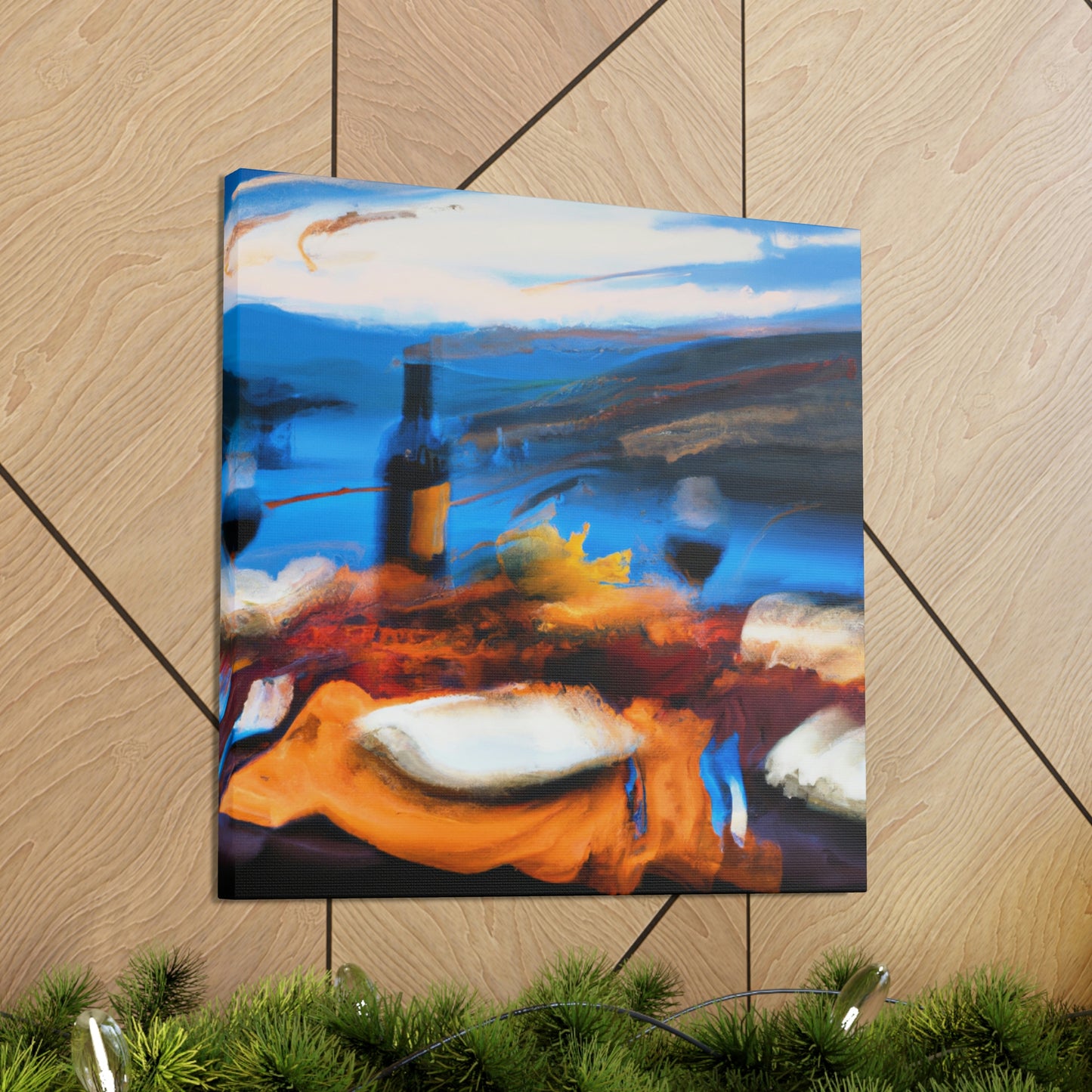 Feast in Moonlight. - Canvas