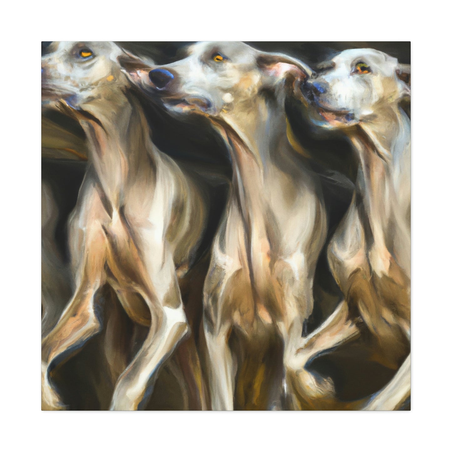 Weimaraner Sadness Crying - Canvas