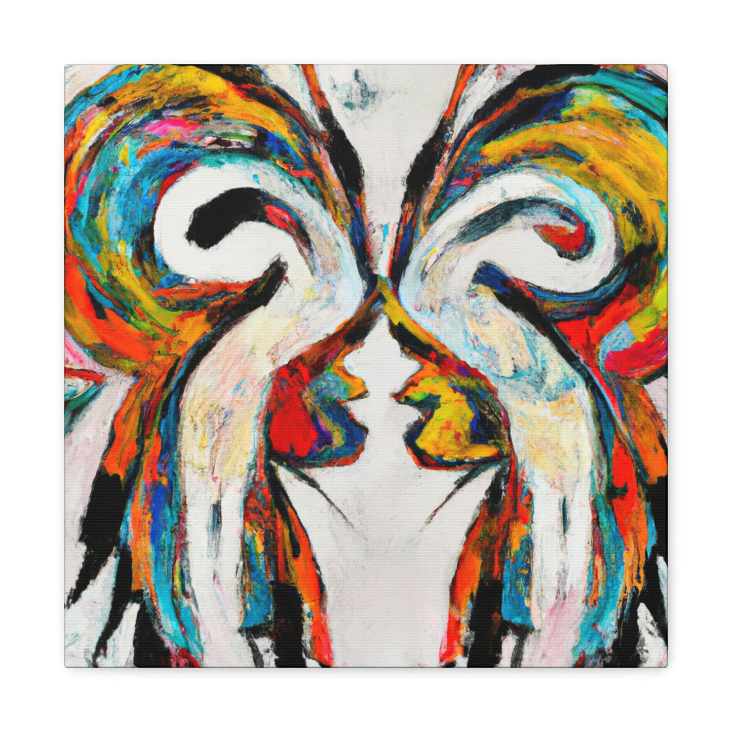 "Love's Winged Embrace" - Canvas