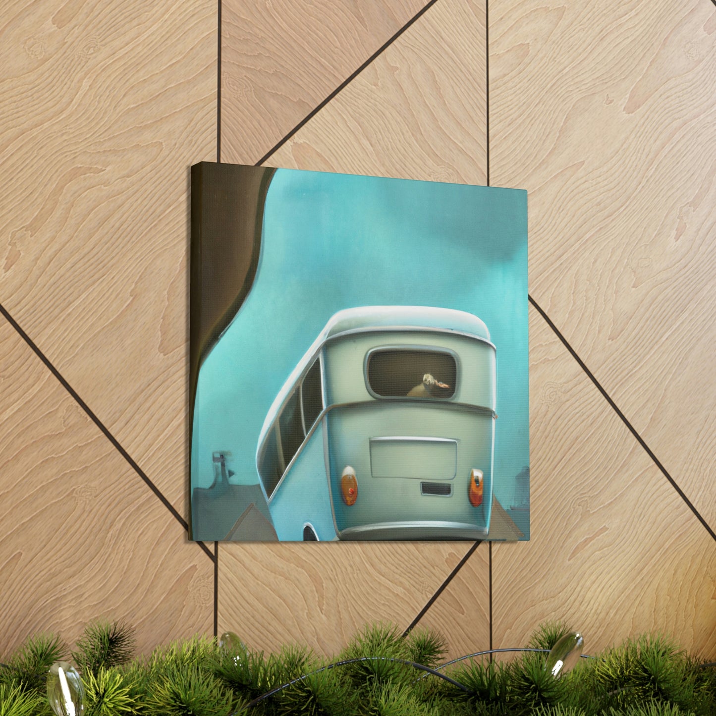 "Camper Van Onward Travel" - Canvas