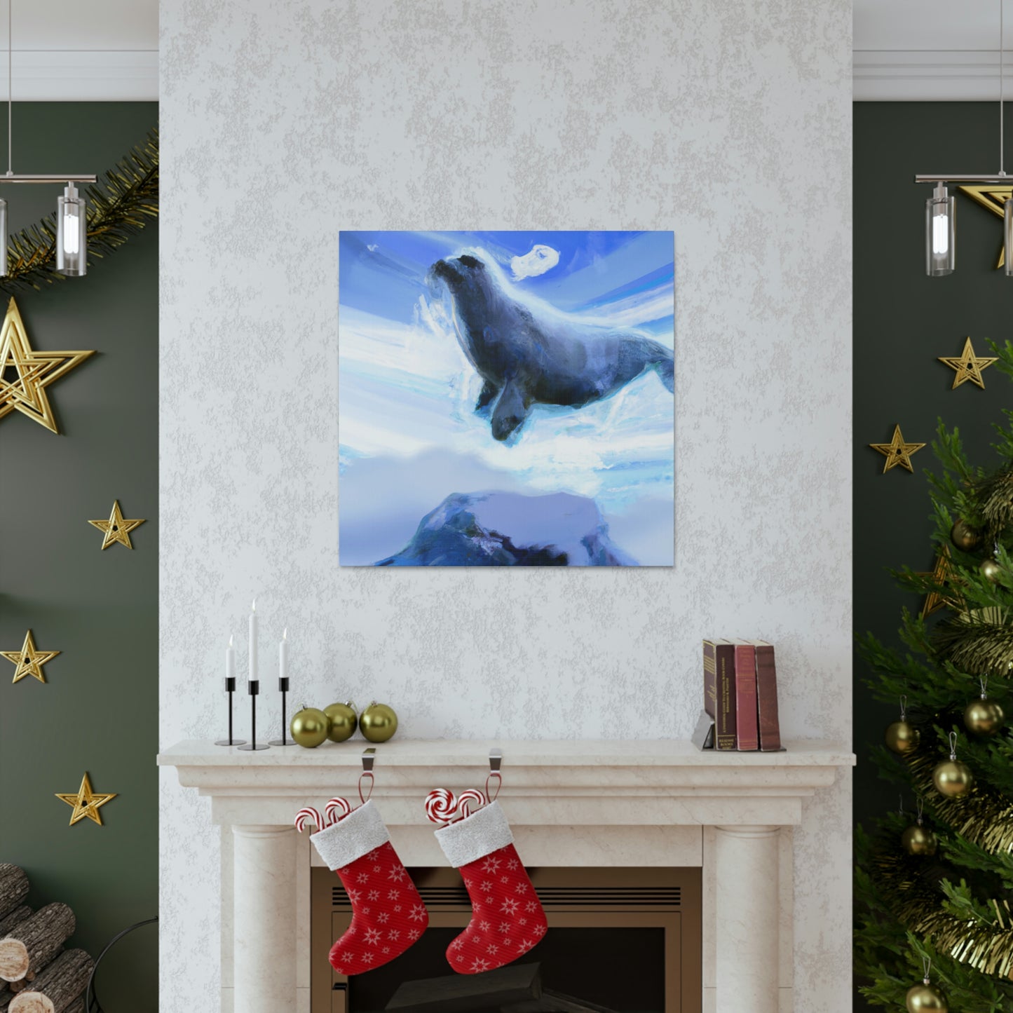 Harp Seal Ballet Dance - Canvas