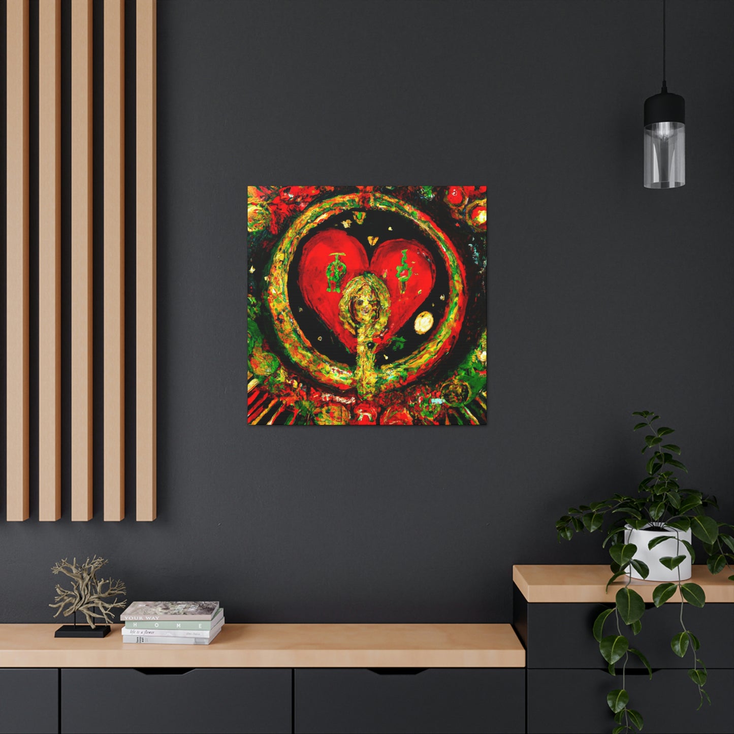 Love's Radiant Halo - Canvas