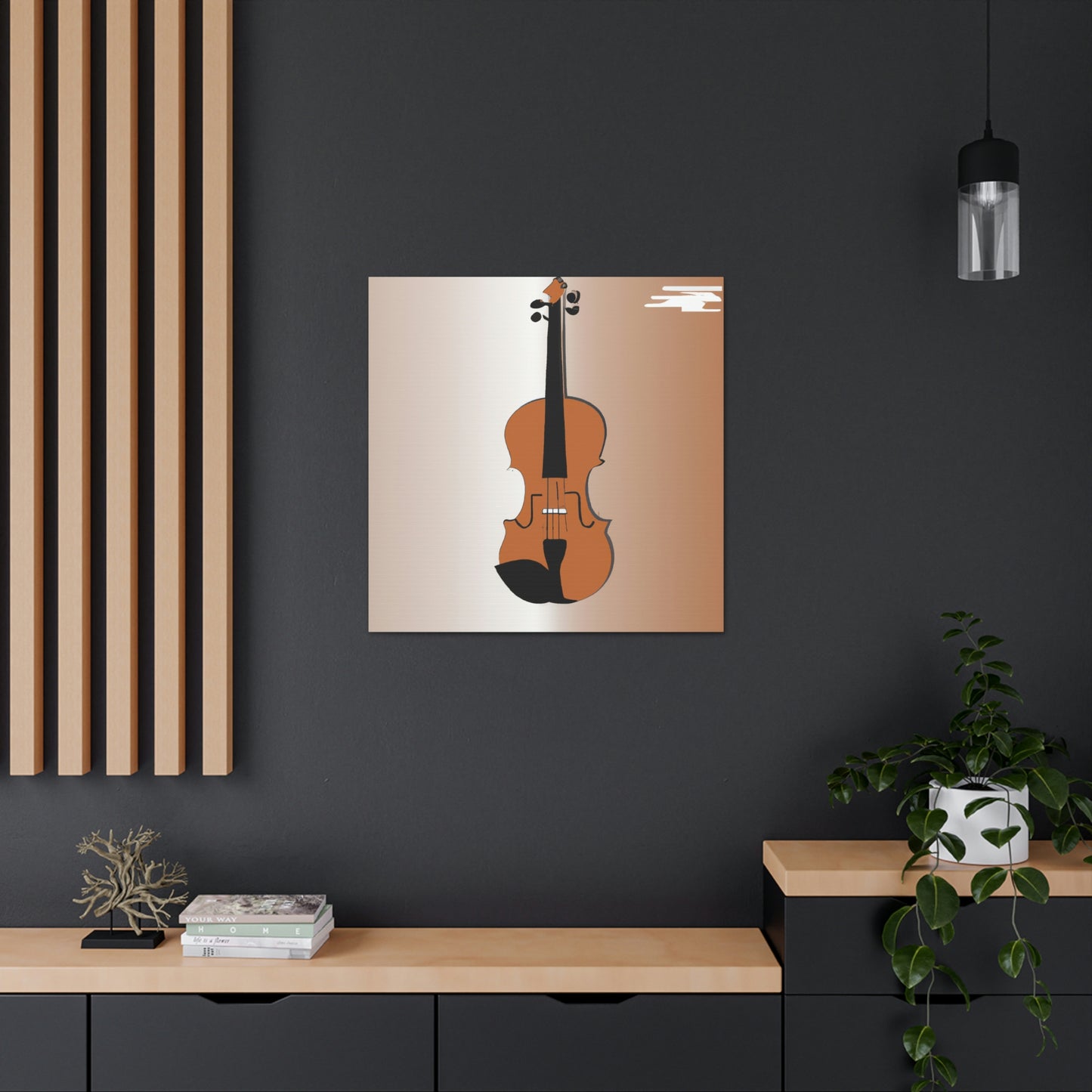 "Violin in Reflection" - Canvas