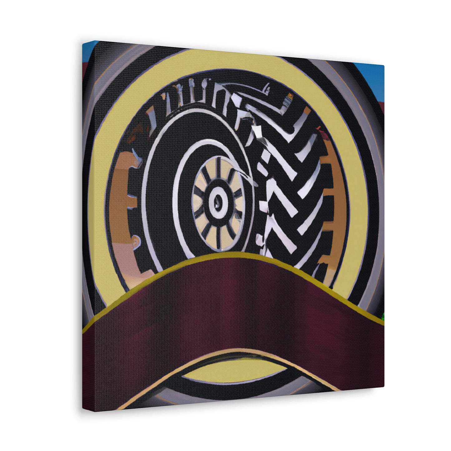 Tractor Tire Surrealism - Canvas