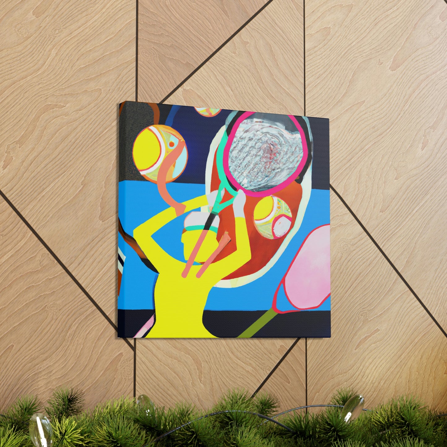 "Tennis: Abstracted Reality" - Canvas