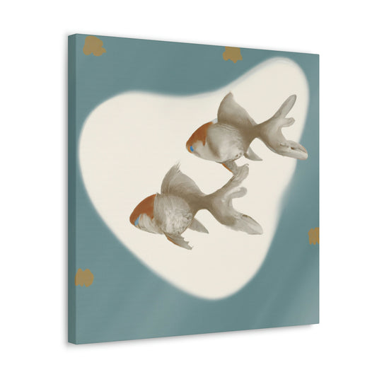 Golden Seafaring Steeds - Canvas