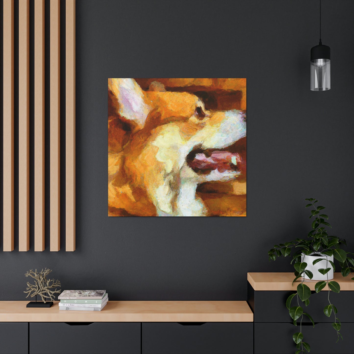 Welsh Corgi Symphony - Canvas