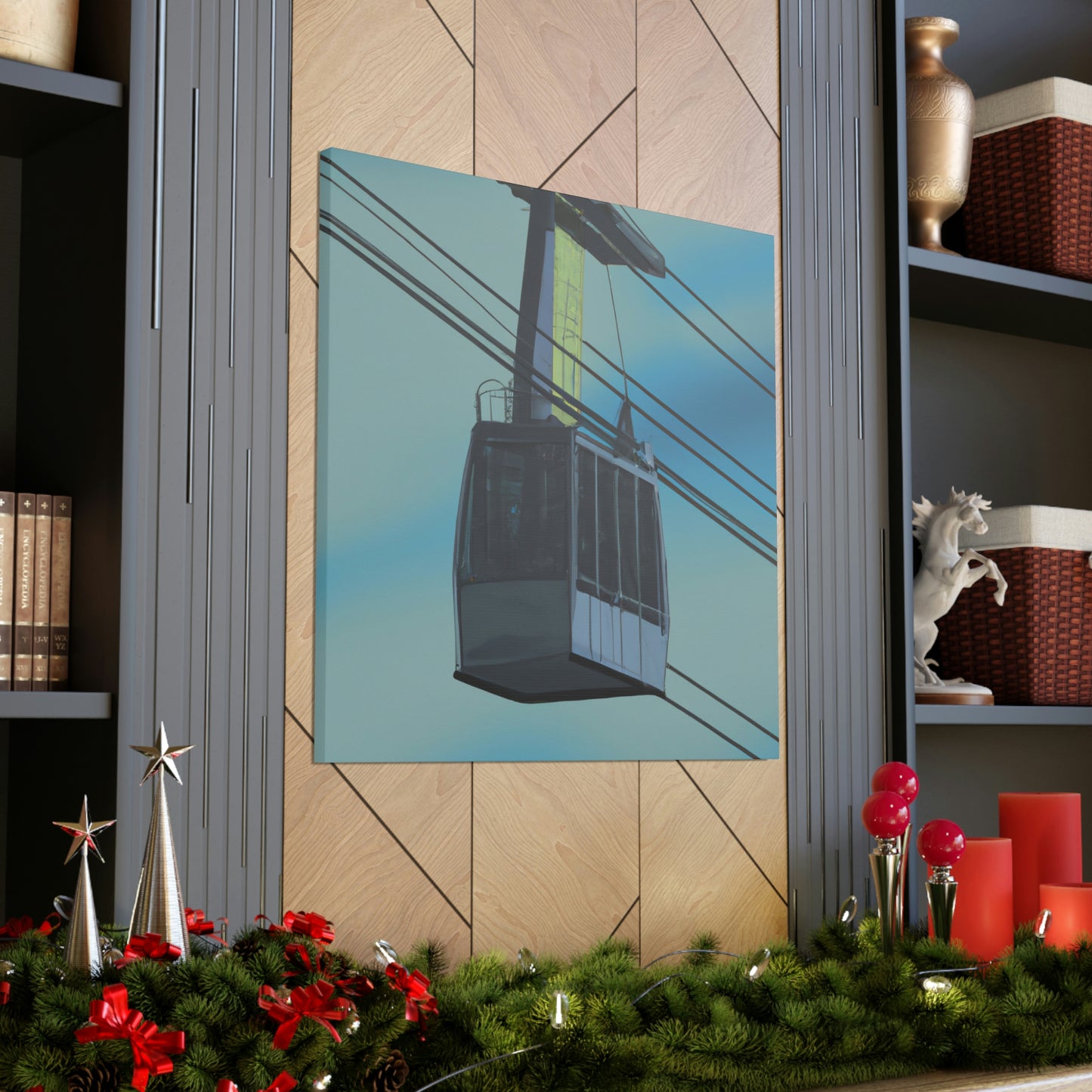 Cable Car Hyperrealism - Canvas