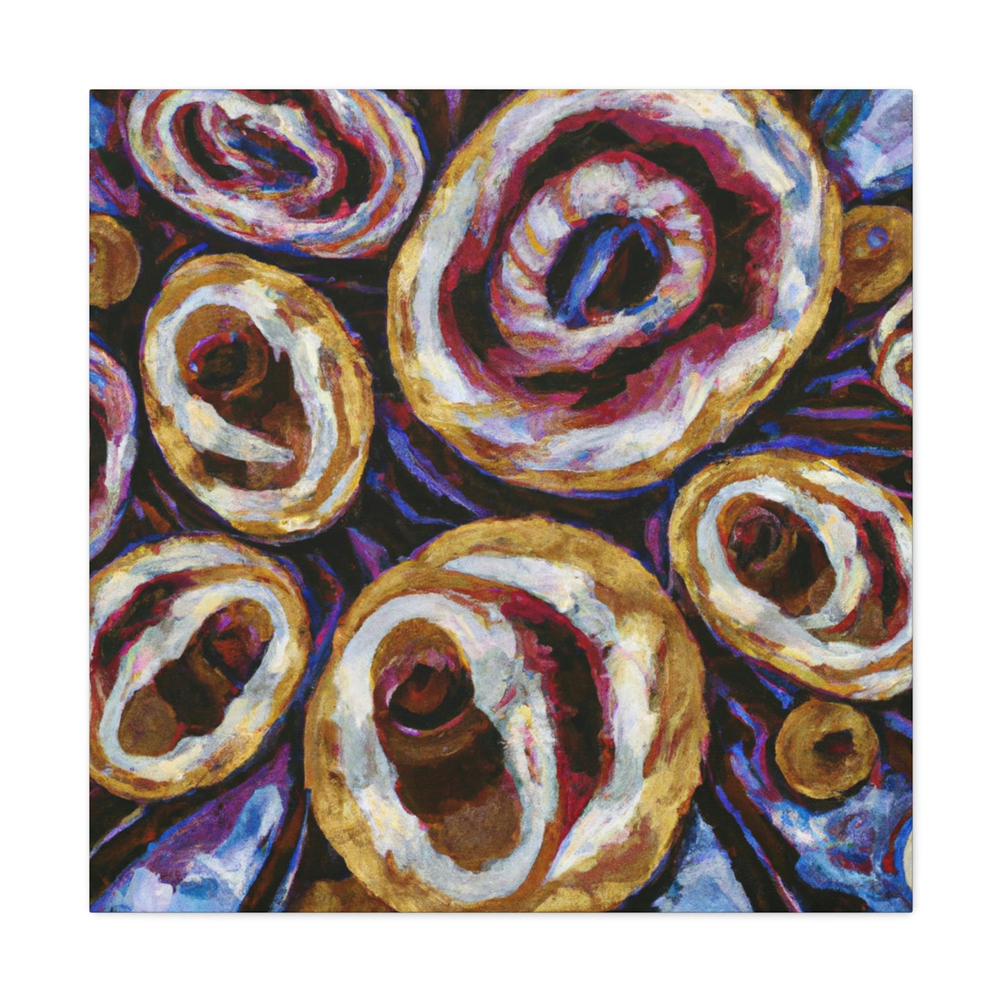 "Pastries In Colorful Hues" - Canvas