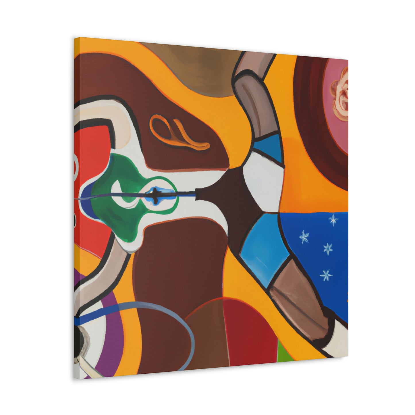 Hockey in Art Deco - Canvas