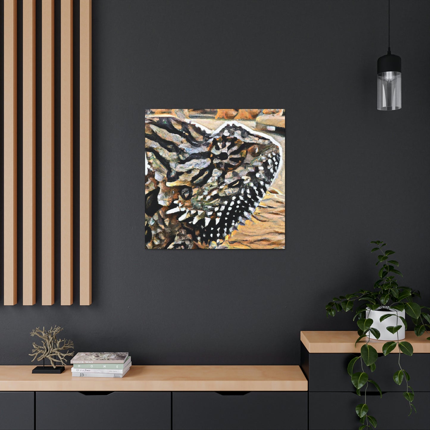 Horned Lizard Radiance - Canvas