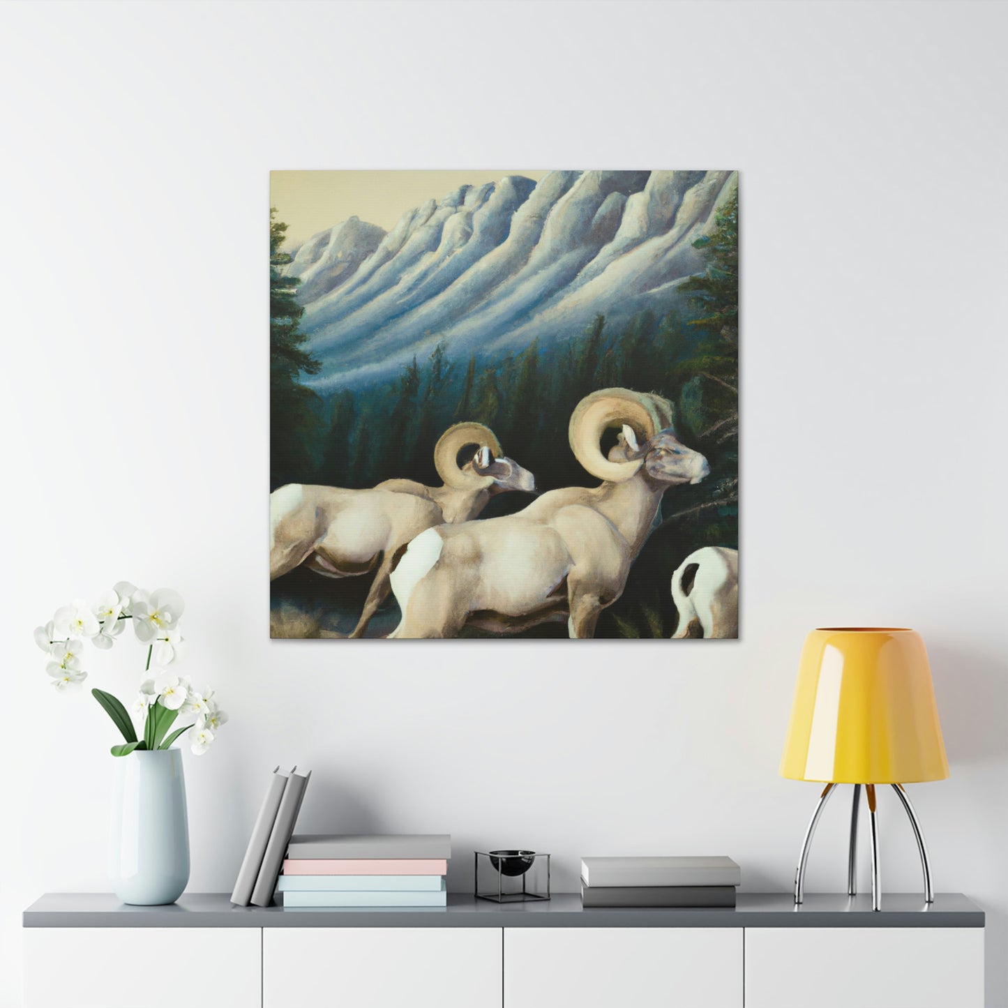 "Big Horn Regality" - Canvas