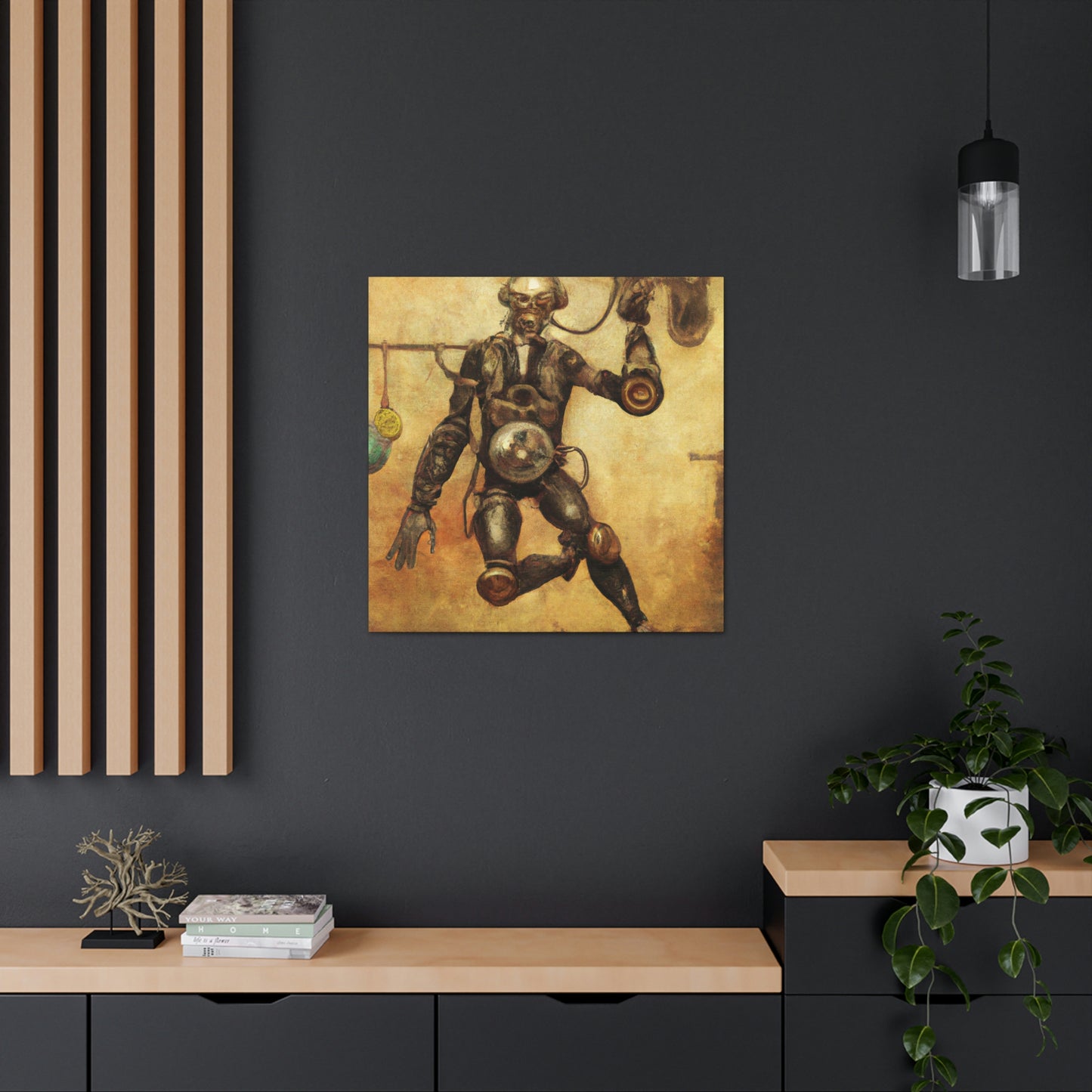 "Martial Arts Steampunk Mastery" - Canvas