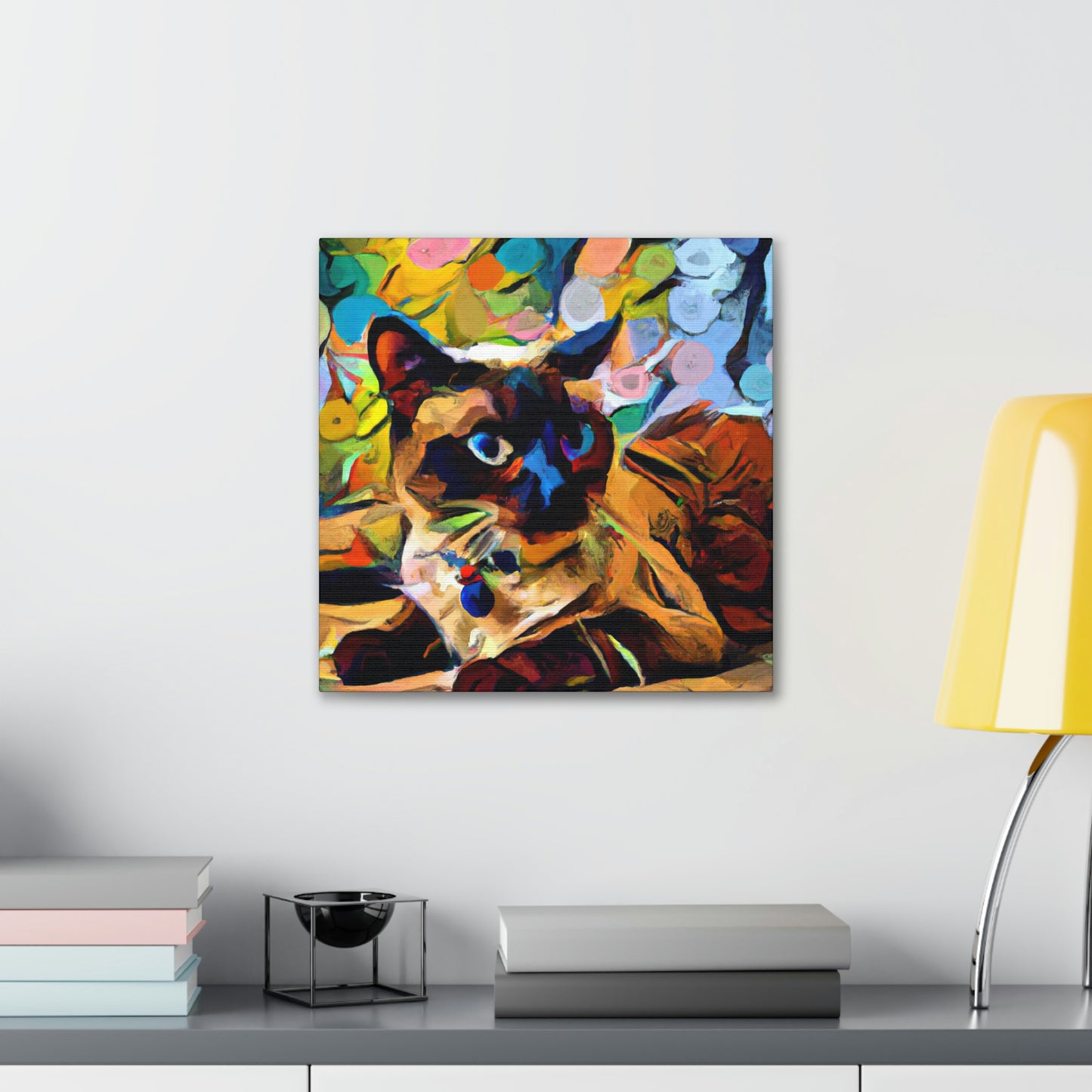 Siamese in Fauvism - Canvas