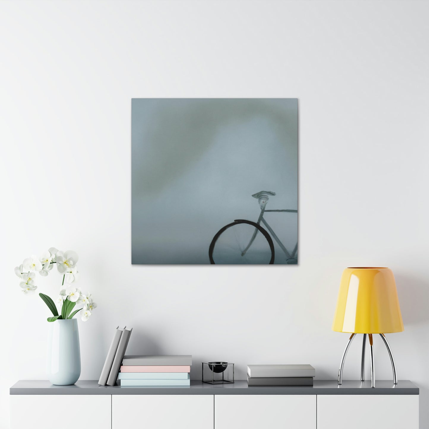 "Bicycle in Minimalism" - Canvas