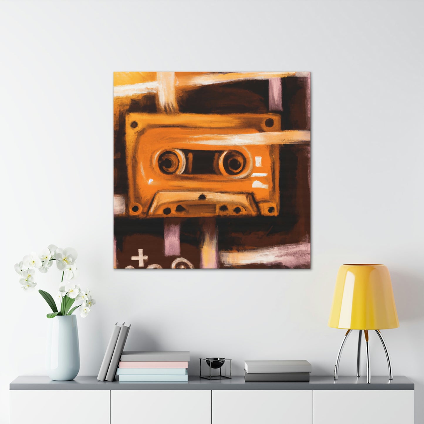 "Cassette Tape Melodies" - Canvas