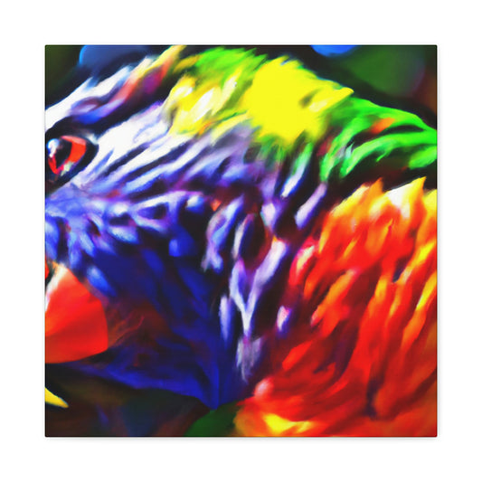 Rainbow Lorikeet Bloom - Canvas