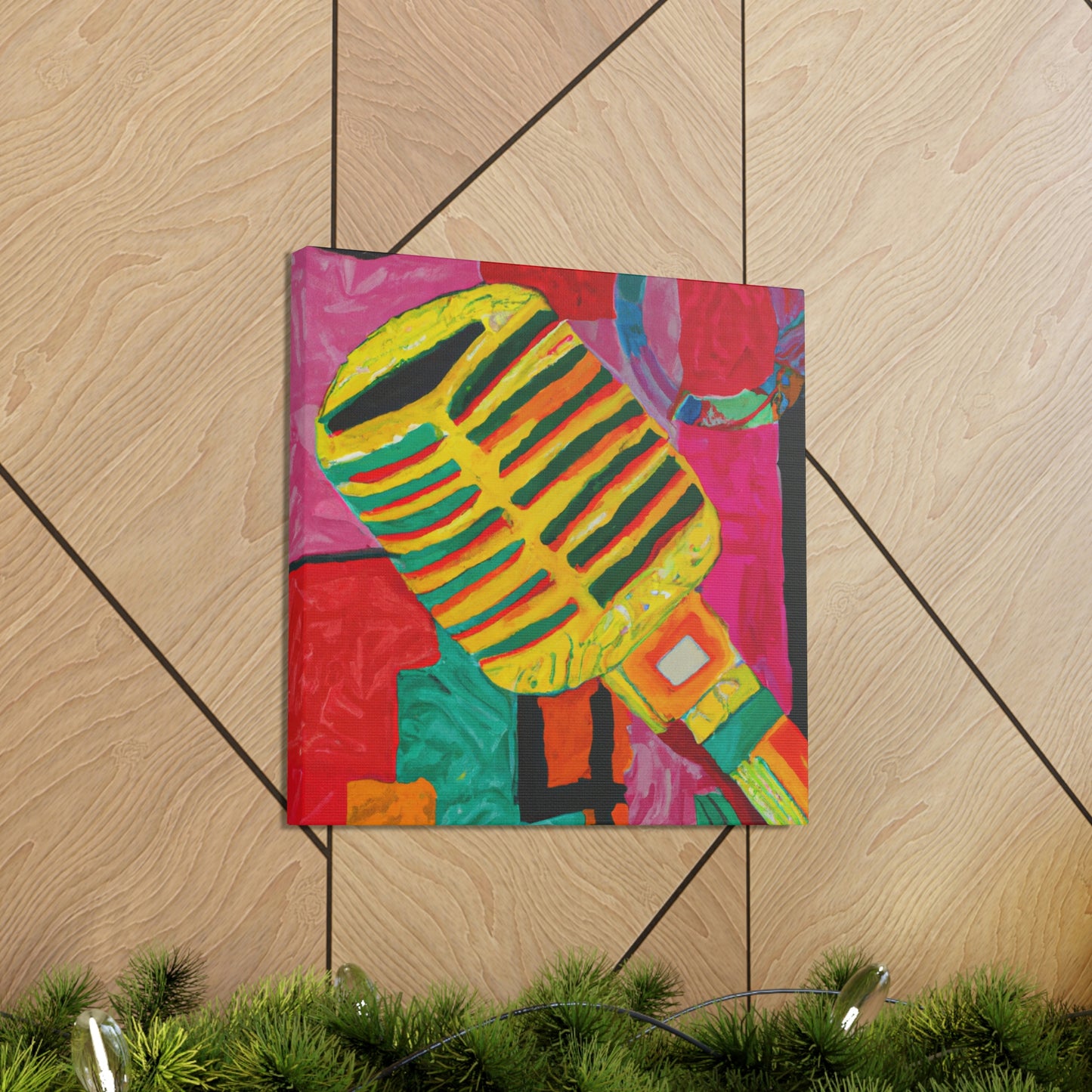 "Voice of the Microphone" - Canvas