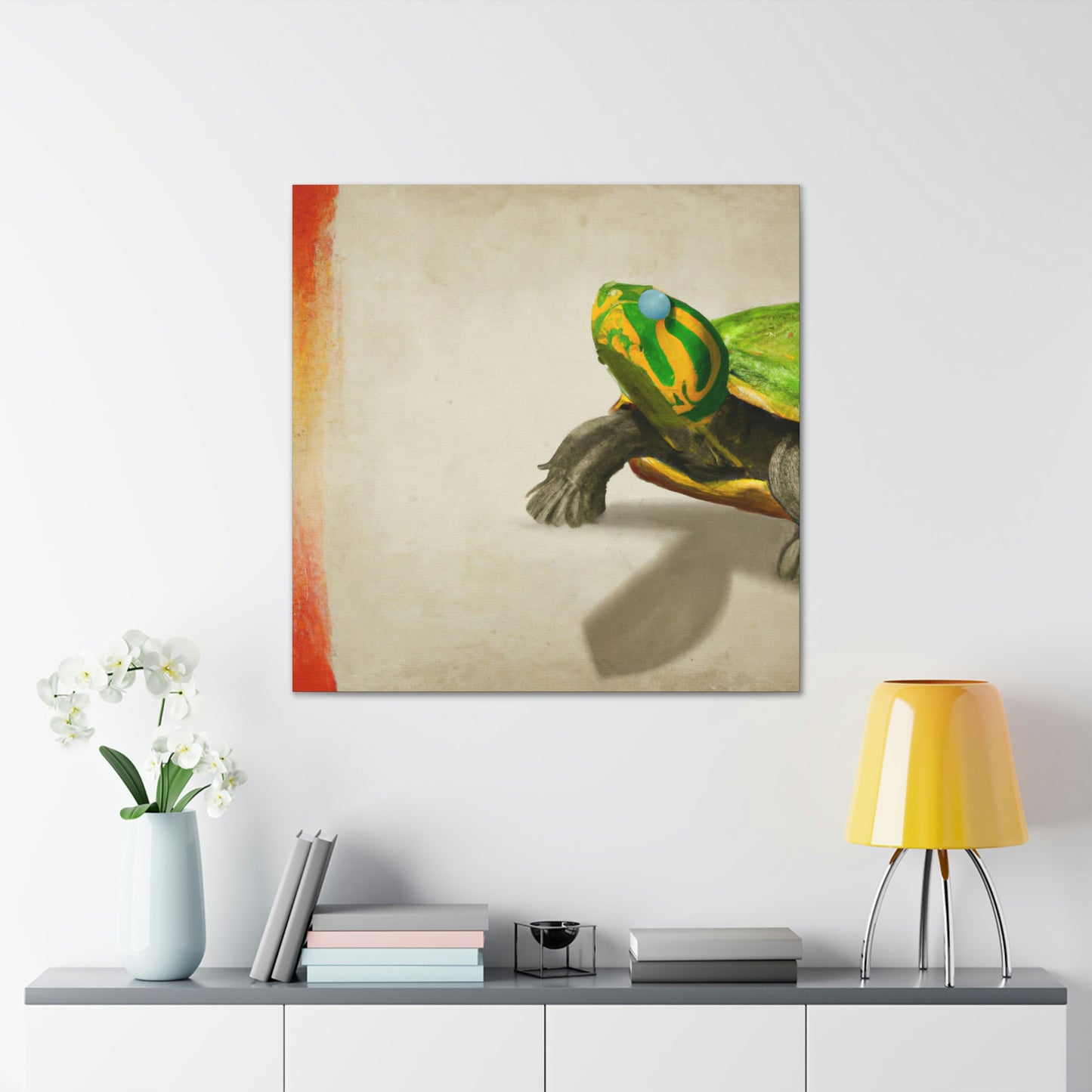 "Turtle in Simplicity" - Canvas