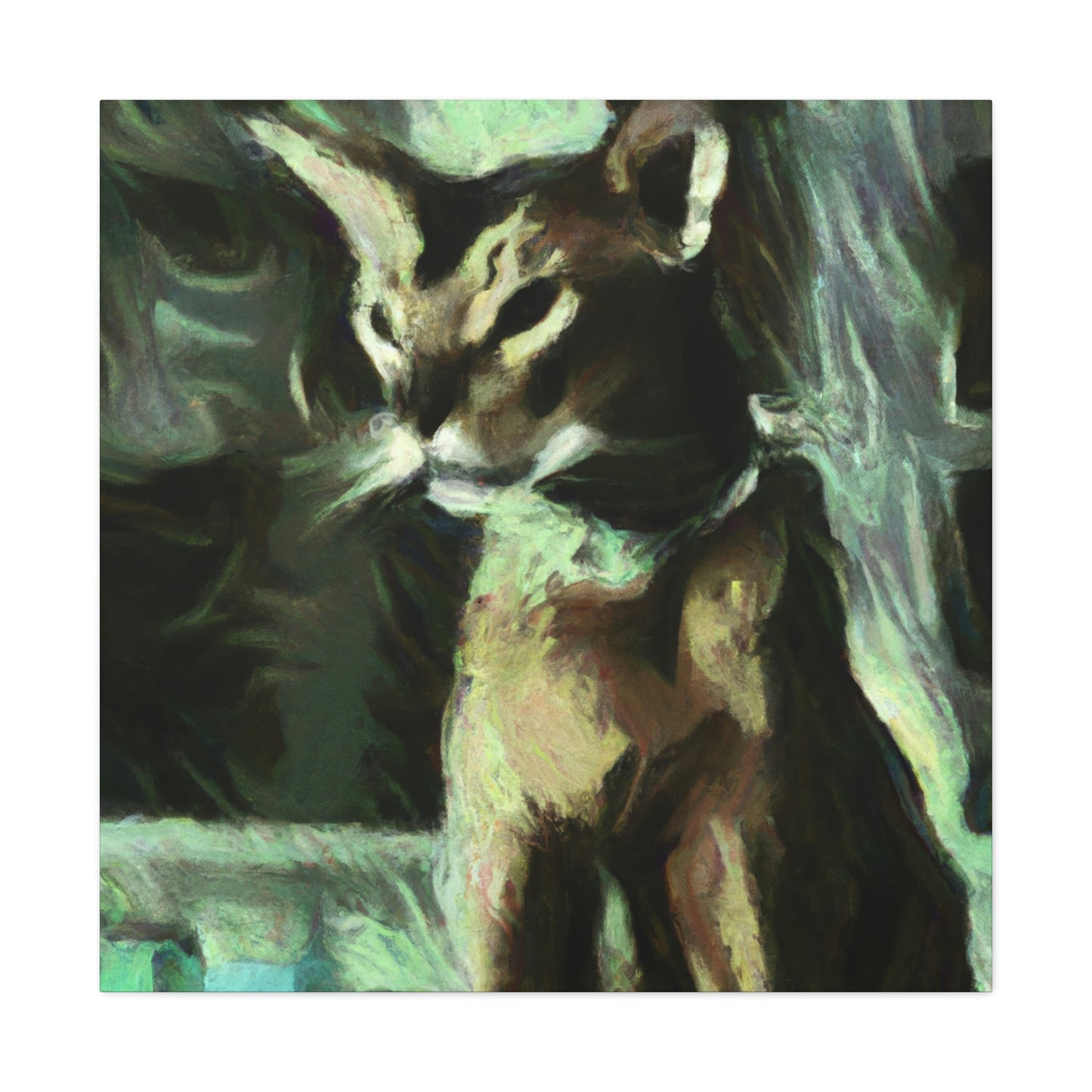 "Abyssinian in Expressionism" - Canvas