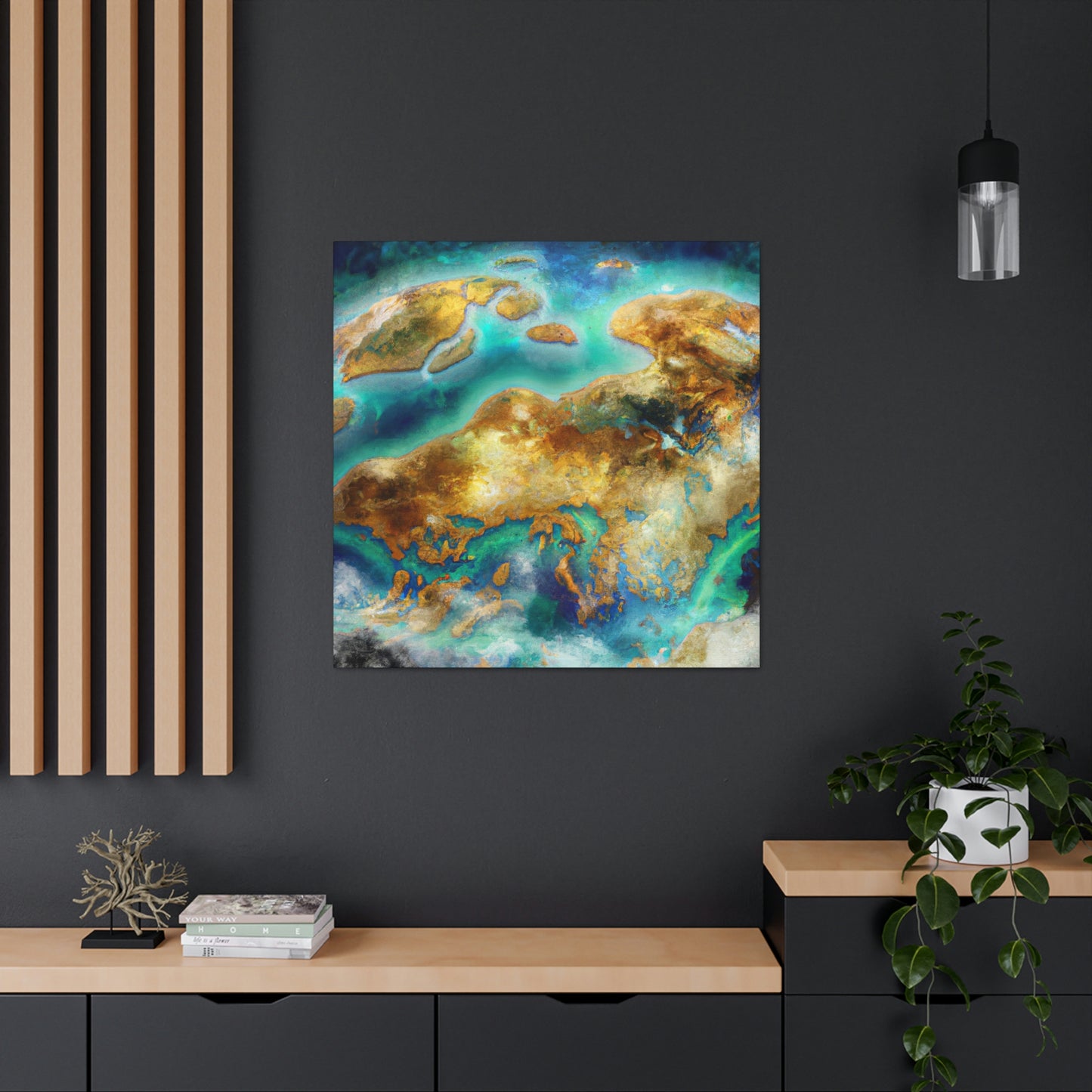 A Sea of Islands - Canvas