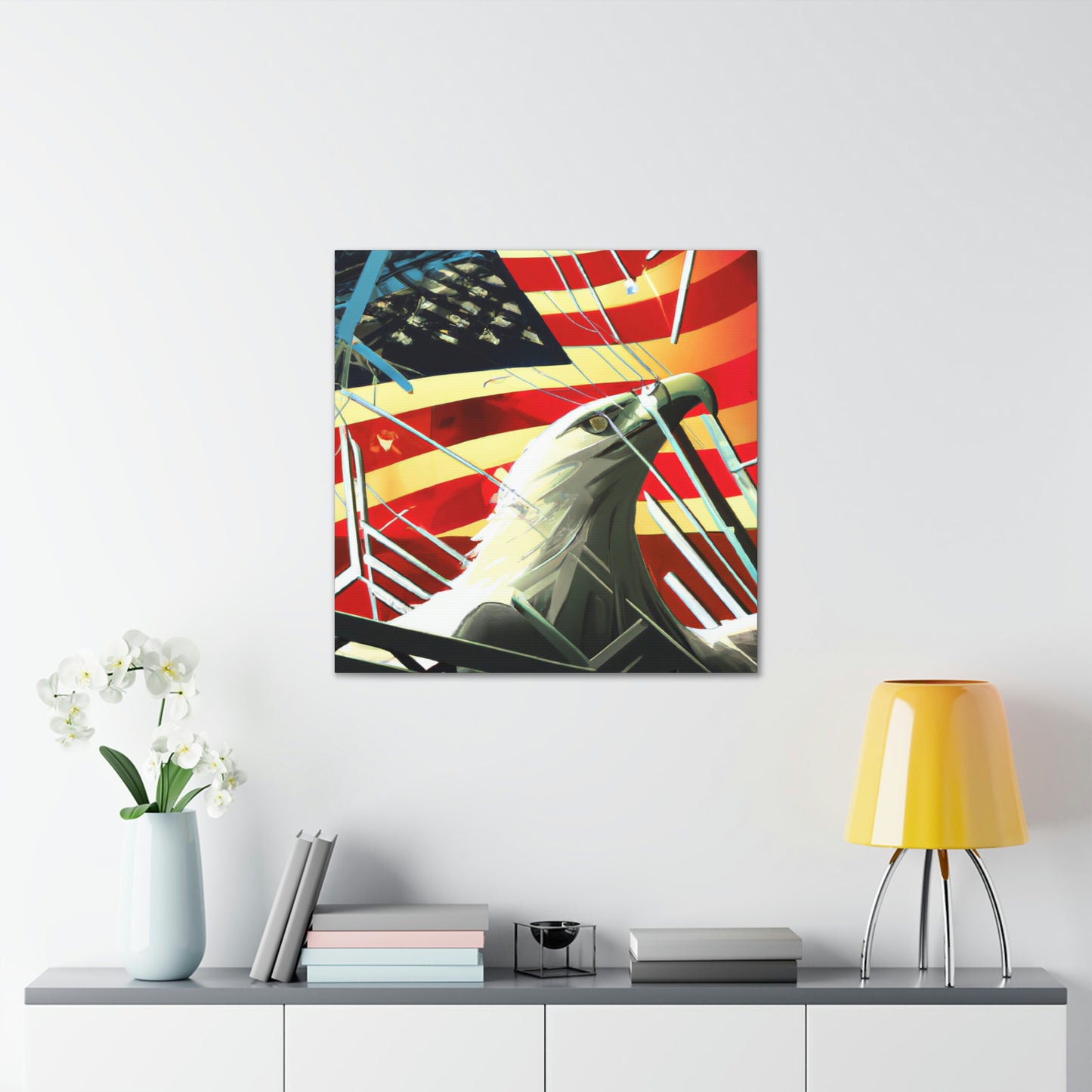 "Majestic American Bald Eagle" - Canvas