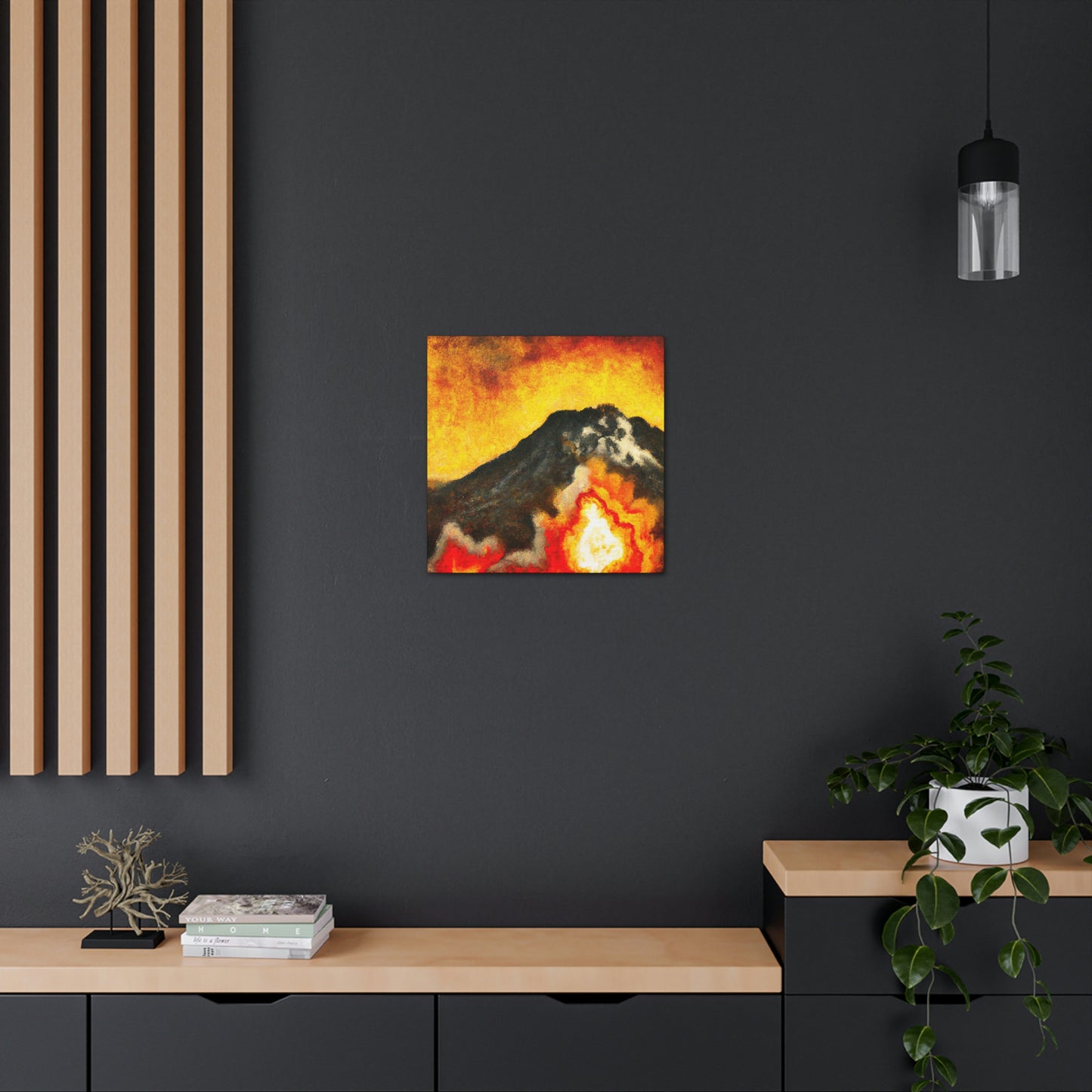 Volcanic Inferno Blaze - Canvas