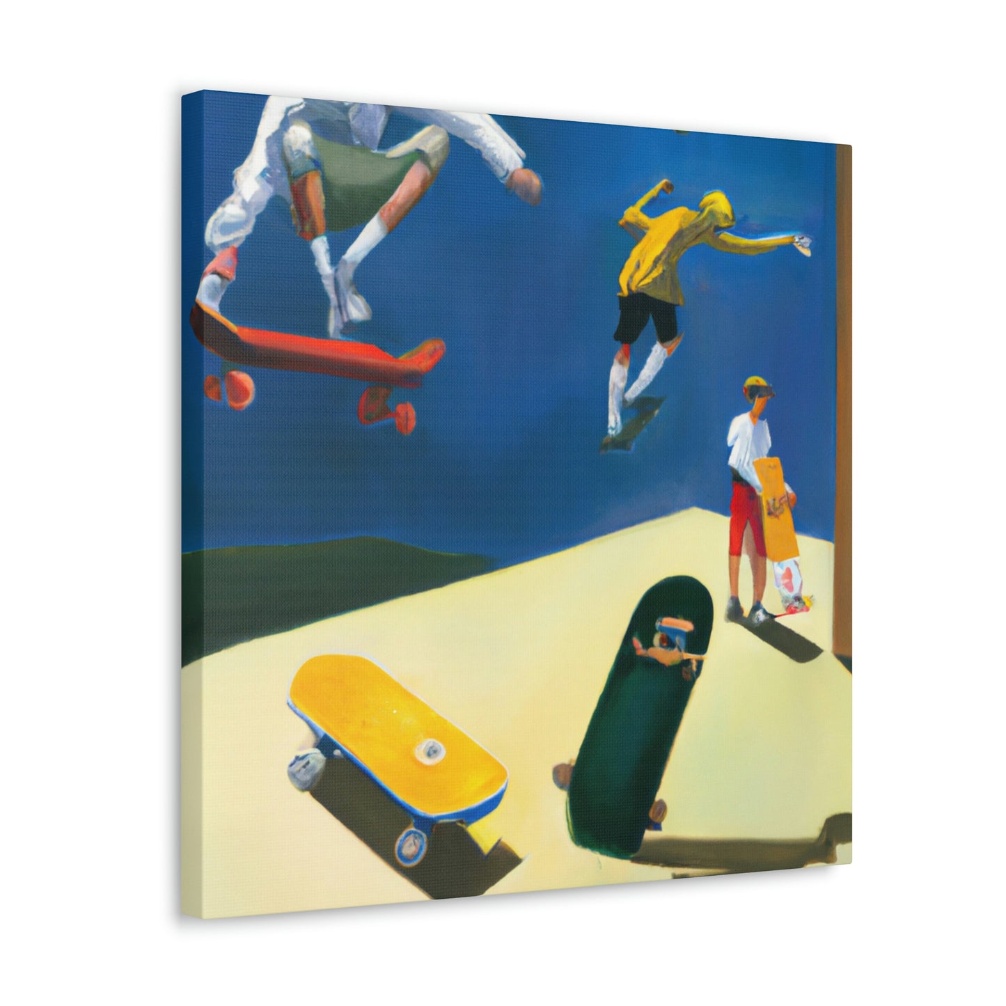 Skateboarding Dreamscape - Canvas