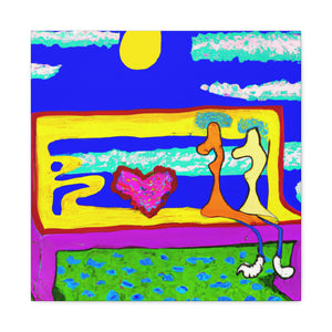 Love's Lonely Bench - Canvas