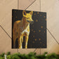 Dingo in Pointillism - Canvas