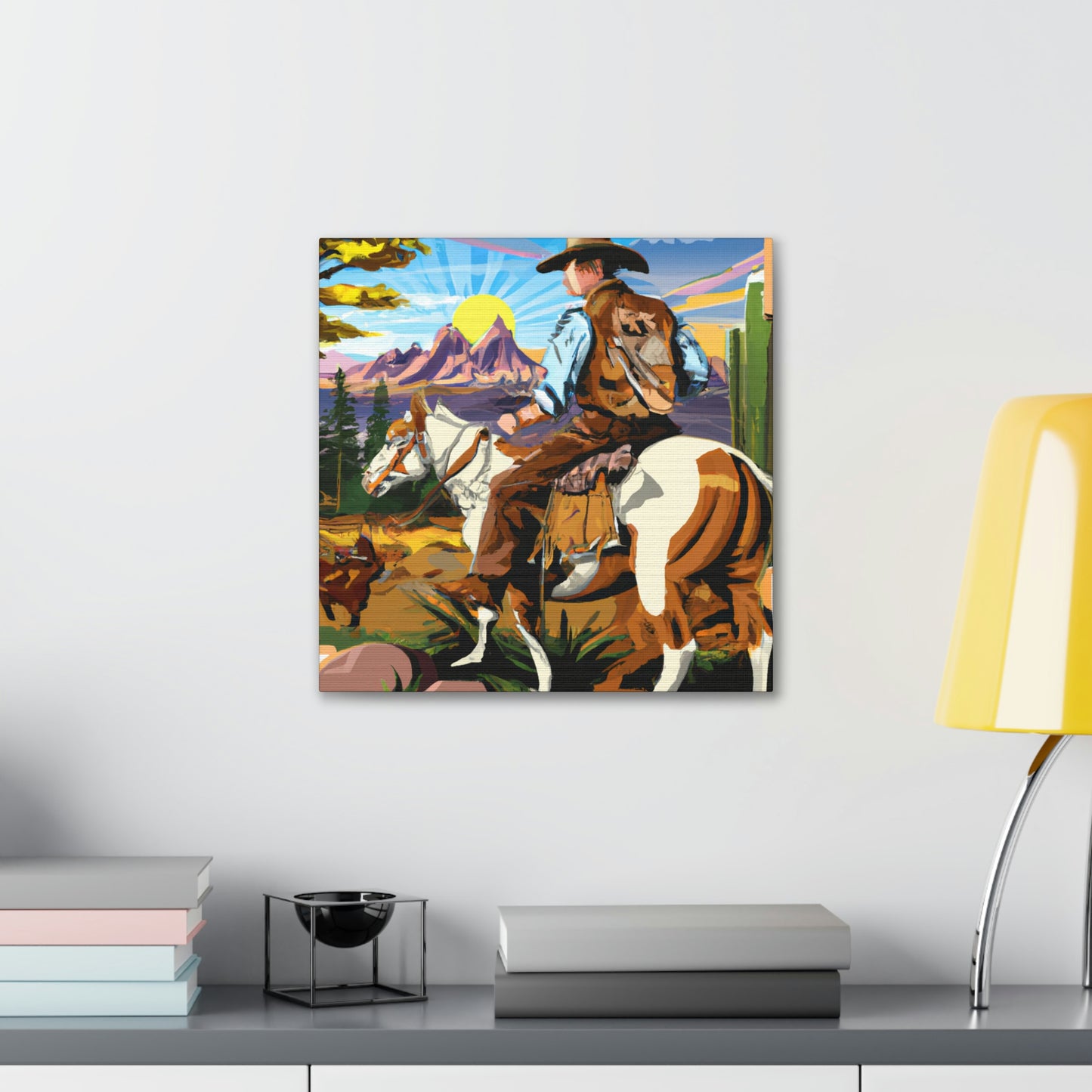 "Western Landscape Glory" - Canvas