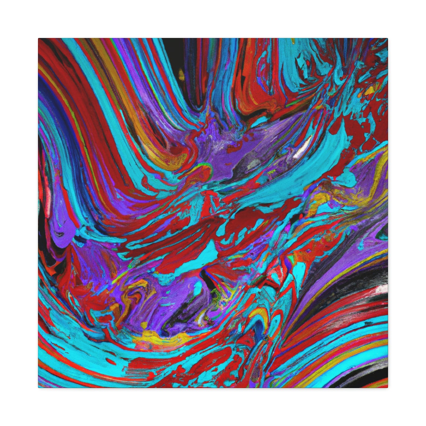 "Dynamic Flowing Melodies" - Canvas