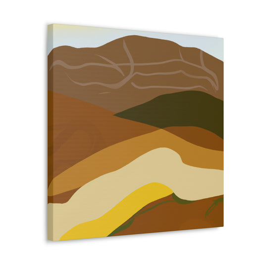 Desert Vastness Ablaze - Canvas