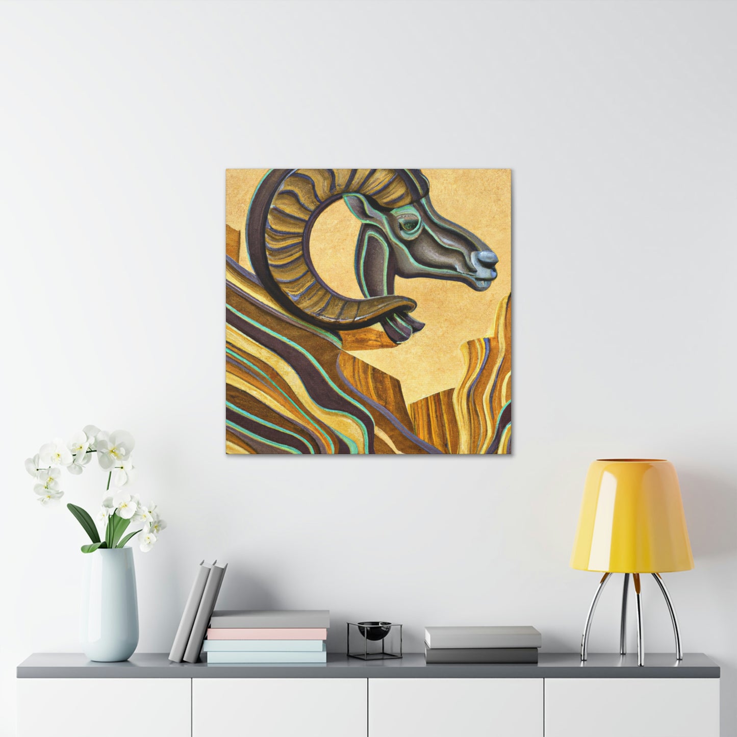 Mountain Majesty Bighorn - Canvas