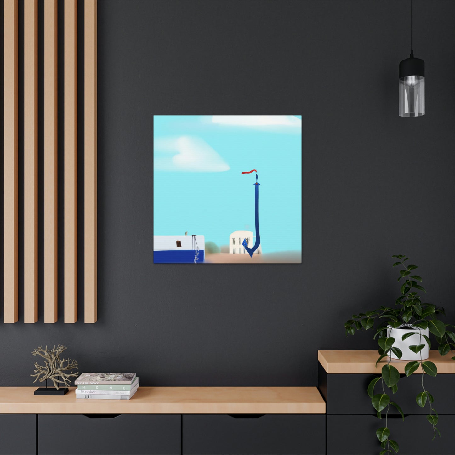 "Marina: Minimalist Portrait" - Canvas