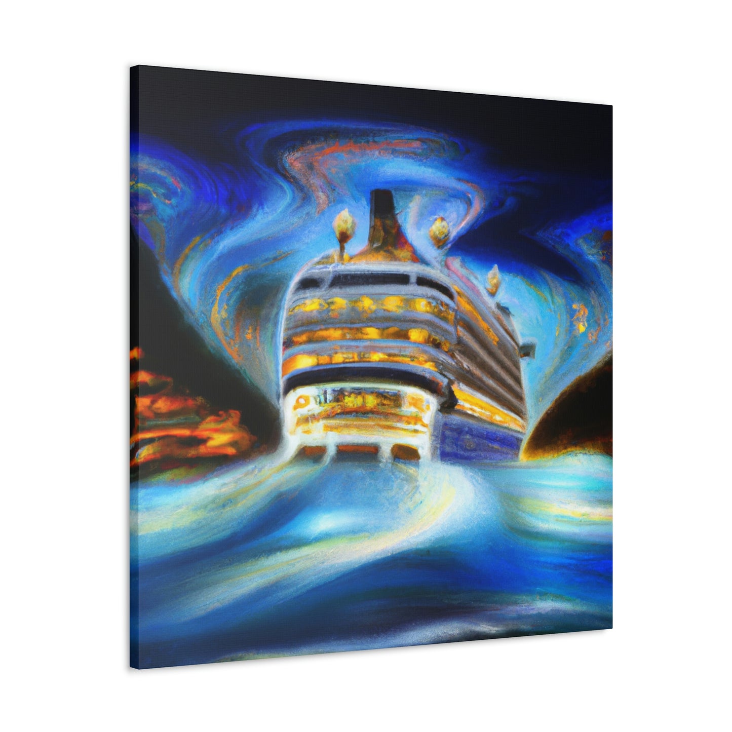 "Cruise Ship Surreality" - Canvas