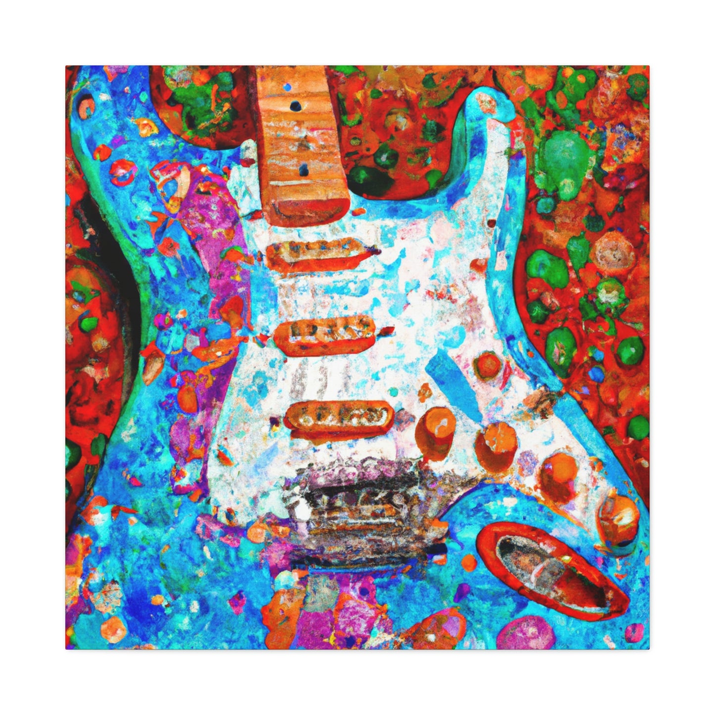 Fender's Expressionistic Vision - Canvas