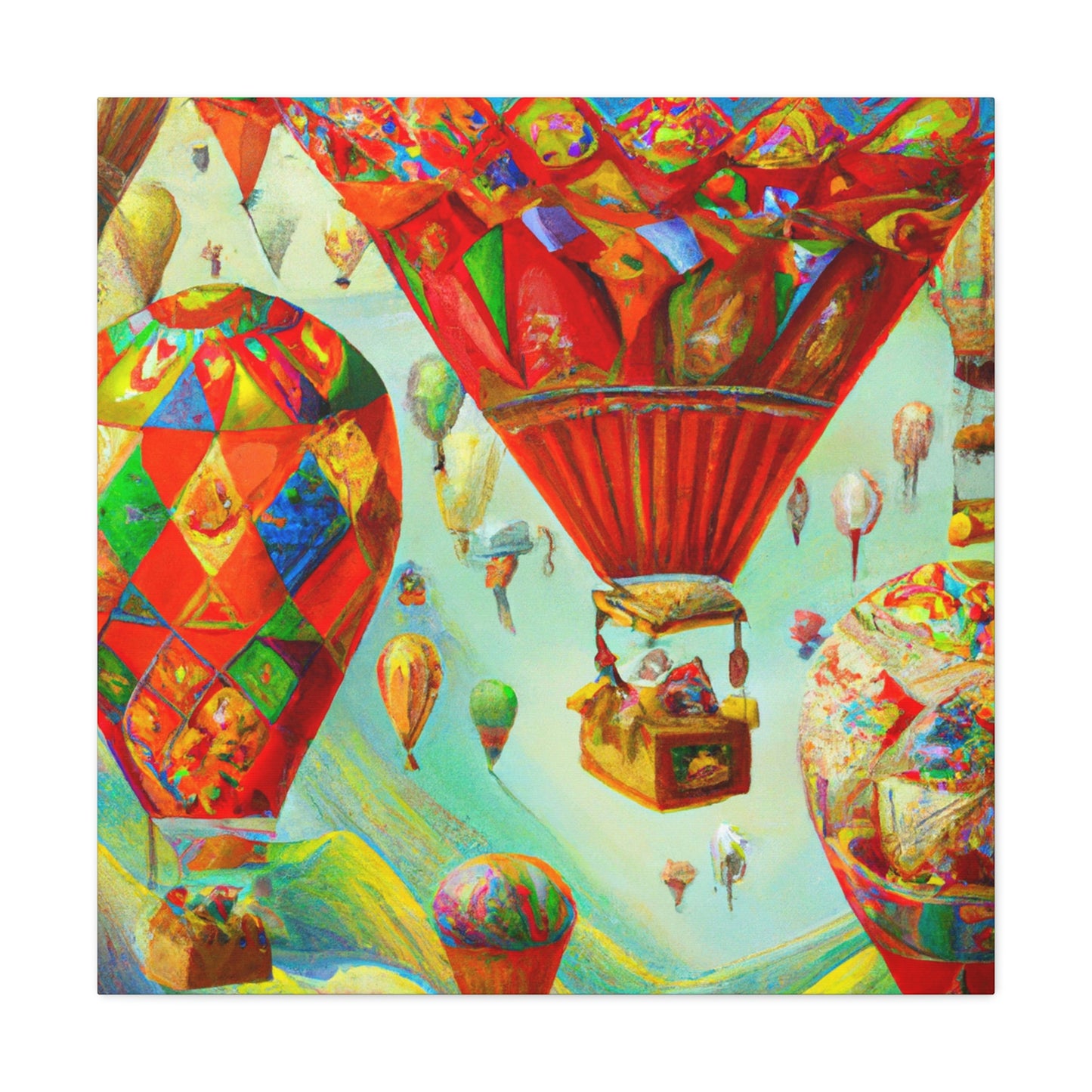 "Floating Hot Air Dream" - Canvas