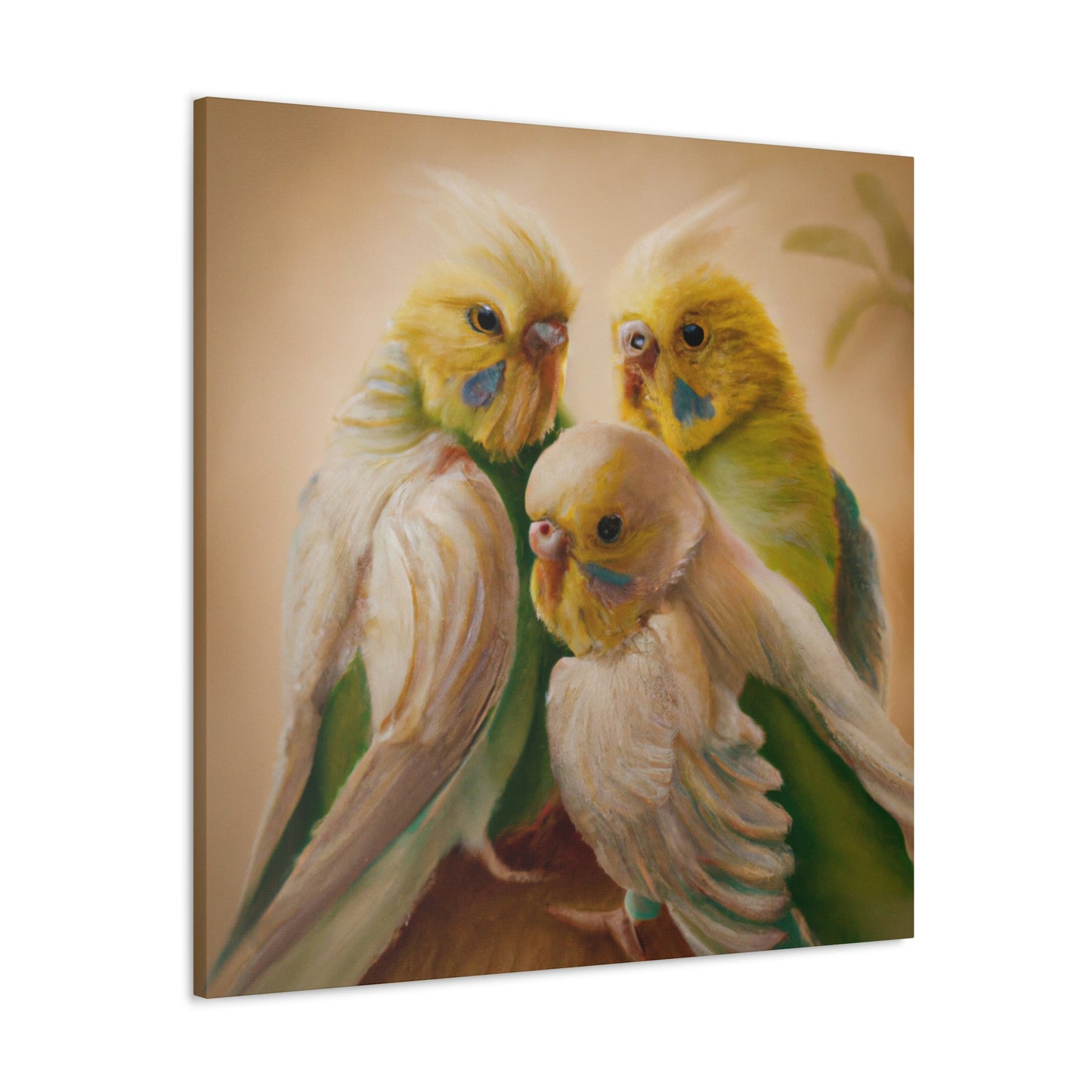 Budgies in Renaissance - Canvas