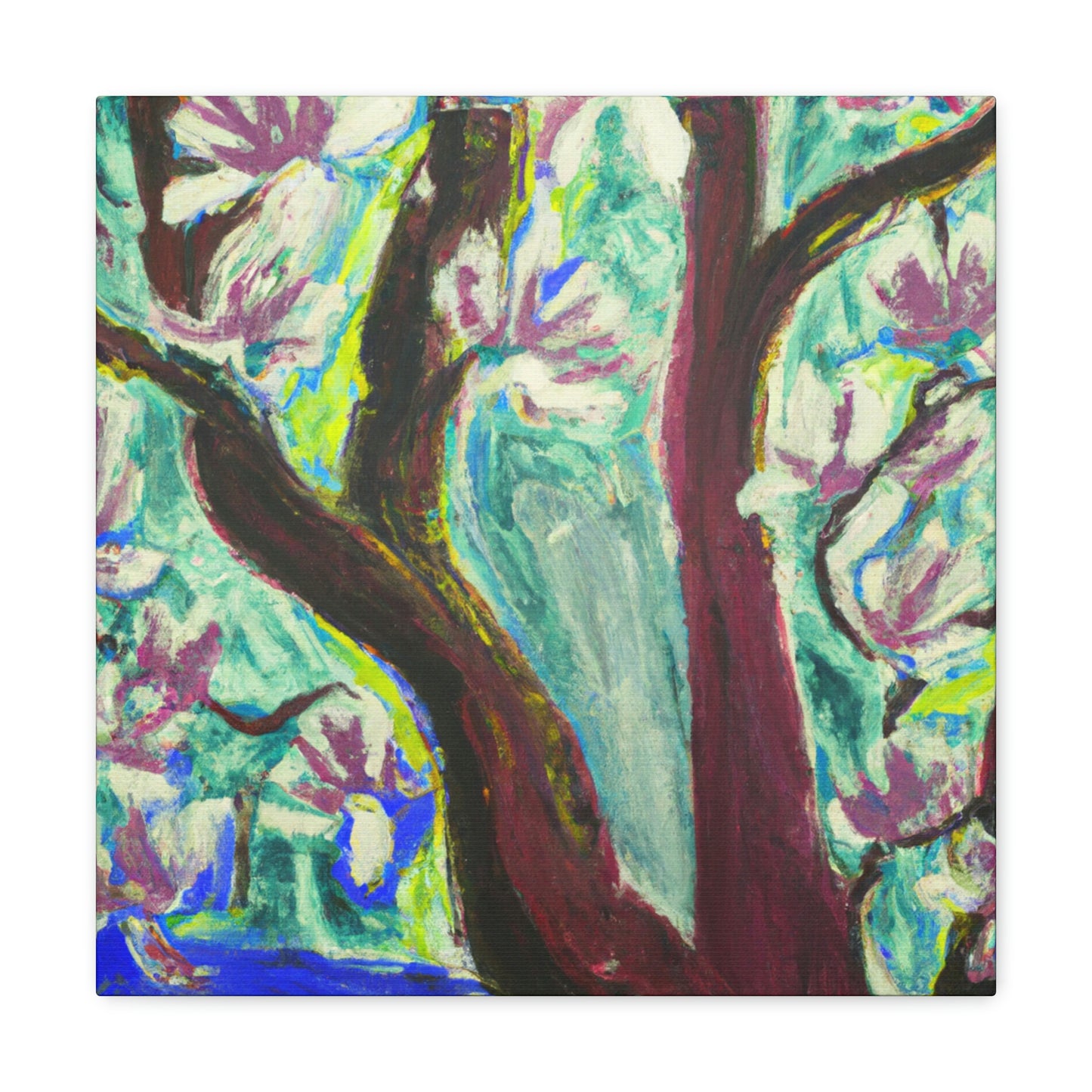 "Magnolia Through Expressionism" - Canvas