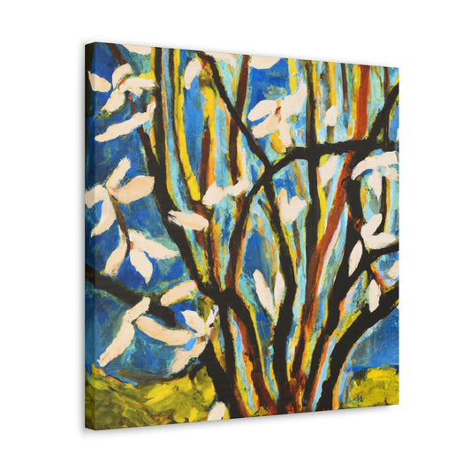 Dogwood in Expressionism - Canvas