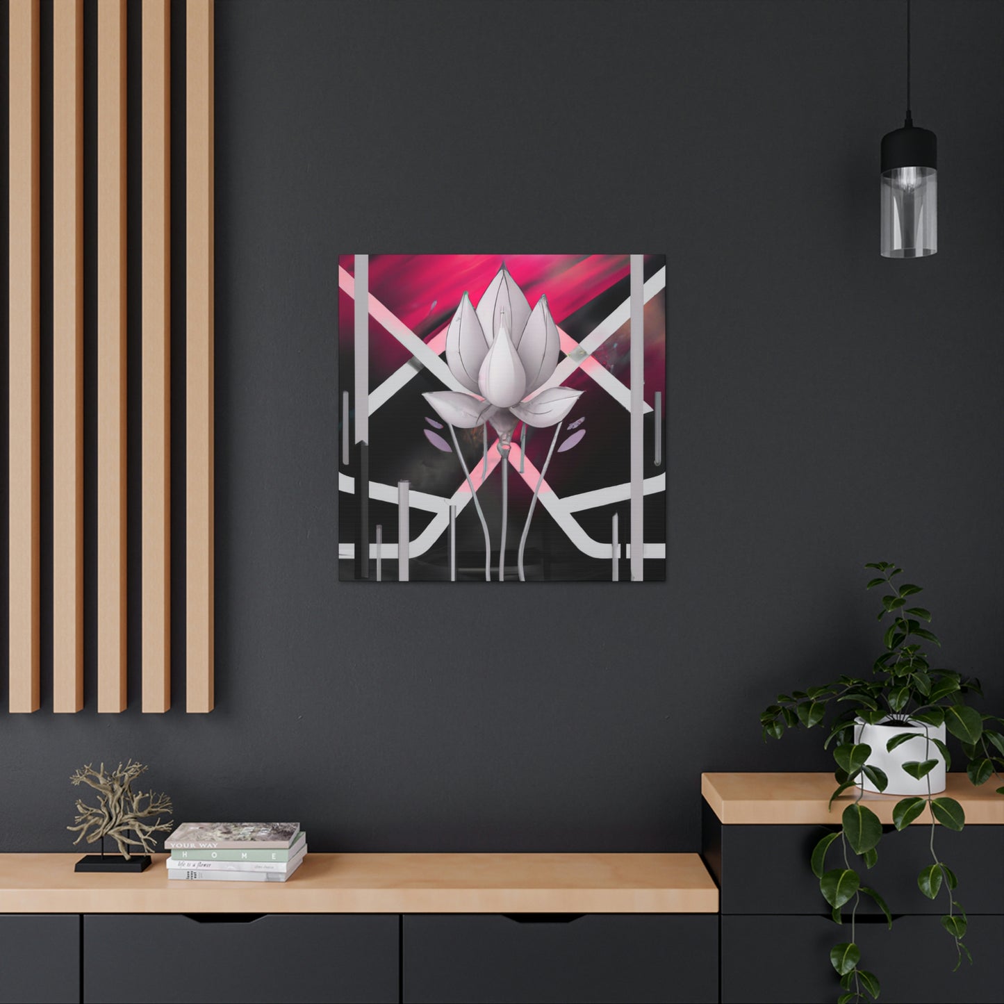 "Lotus Blossoms Arise" - Canvas