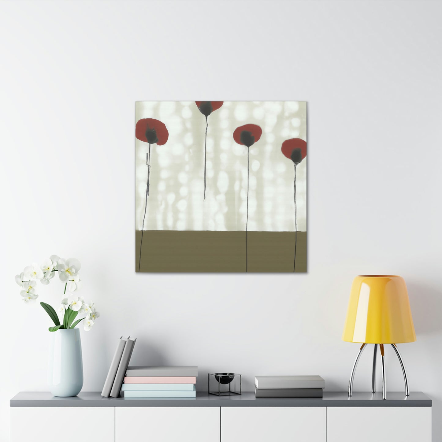 Poppies in Reflection - Canvas