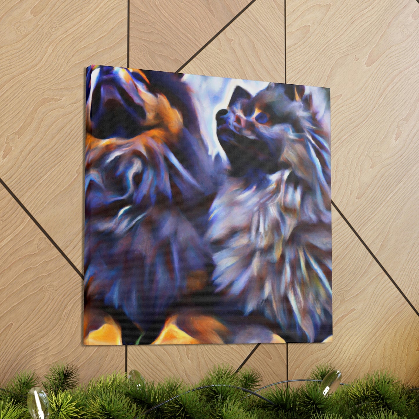 Keeshond in Dreamscape - Canvas