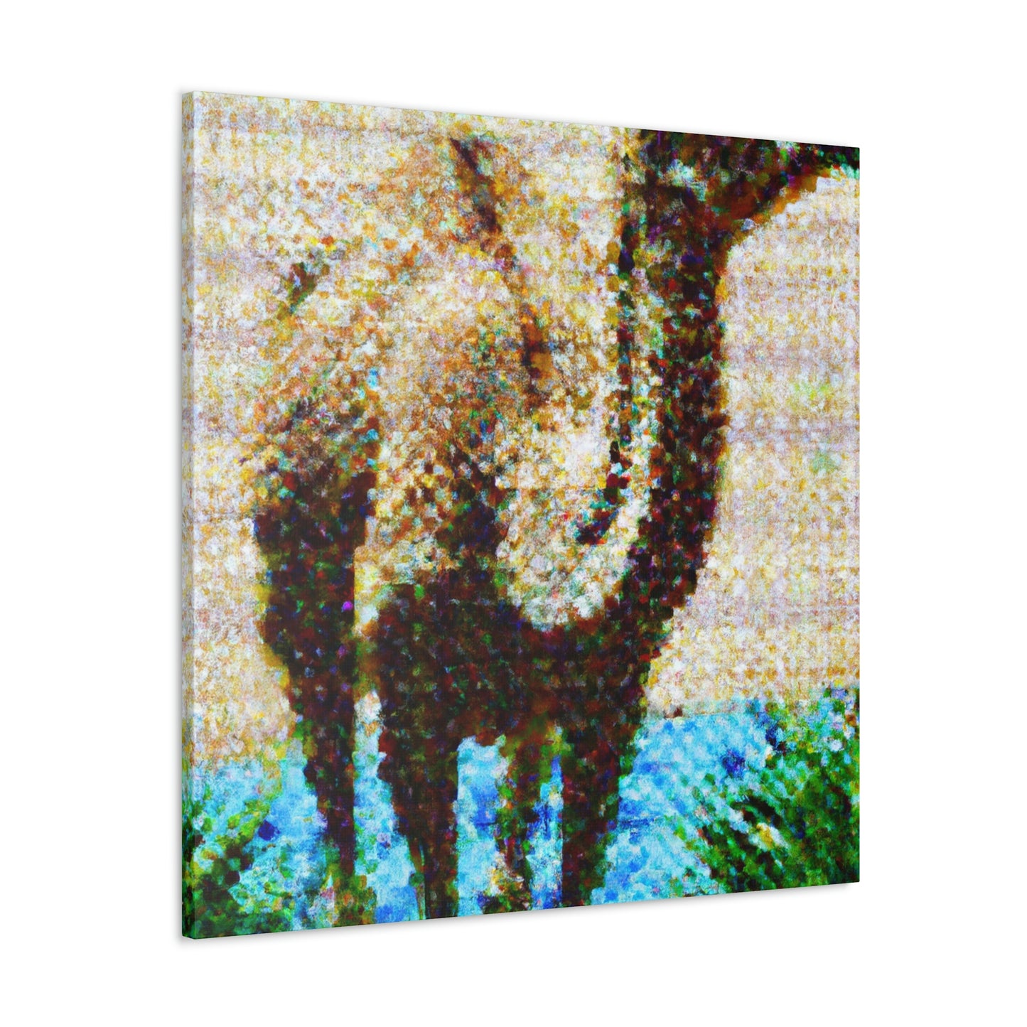 "Digital Pixel Mosaic" - Canvas