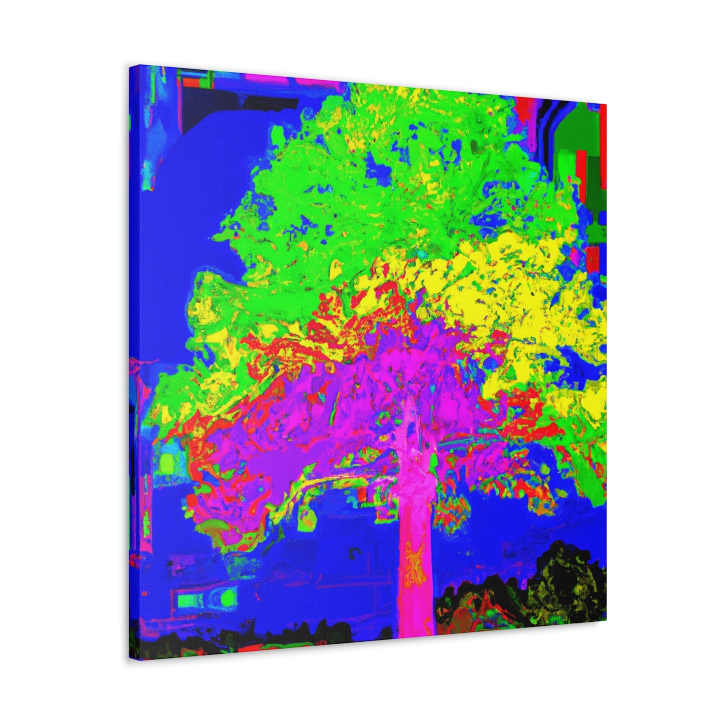 Oak Tree Expressionism. - Canvas